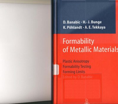 خرید و دانلود نسخه کامل کتاب Formability of Metallic Materials: Plastic Anisotropy, Formability Testing, Forming Limits