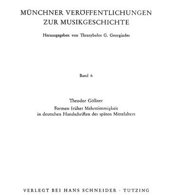 خرید و دانلود نسخه کامل کتاب Formen früher Mehrstimmigkeit in deutschen Handschriften des späten Mittelalters