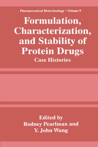 خرید و دانلود نسخه کامل کتاب Formulation, Characterization, and Stability of Protein Drugs: Case Histories (Pharmaceutical Biotechnology, 9)_68e396093329a.jpeg خرید و دانلود نسخه کامل کتاب Formulation, Characterization, and Stability of Protein Drugs: Case Histories (Pharmaceutical Biotechnology, 9)