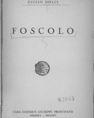 خرید و دانلود نسخه کامل کتاب Foscolo