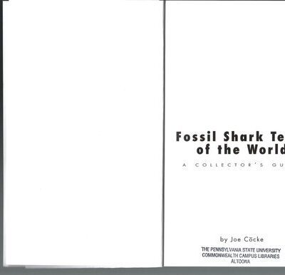 خرید و دانلود نسخه کامل کتاب Fossil shark teeth of the world: A collector’s guide