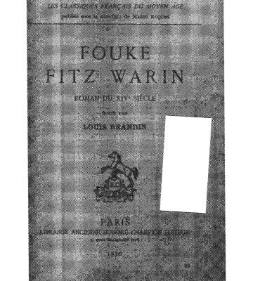 خرید و دانلود نسخه کامل کتاب Fouke Fitz Warin, roman du XIVe siècle