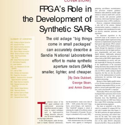 خرید و دانلود نسخه کامل کتاب FPGA’s Role in the Development of Synthetic SARs – 2006