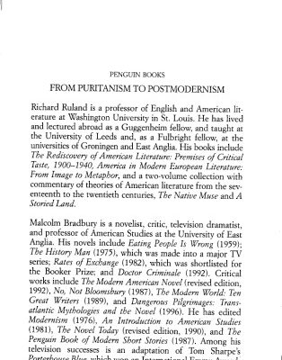 خرید و دانلود نسخه کامل کتاب From Puritanism to Postmodernism: A History of American Literature