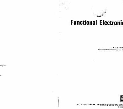 خرید و دانلود نسخه کامل کتاب Functional Electronics