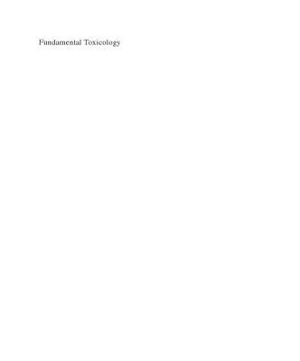 خرید و دانلود نسخه کامل کتاب Fundamental toxicology