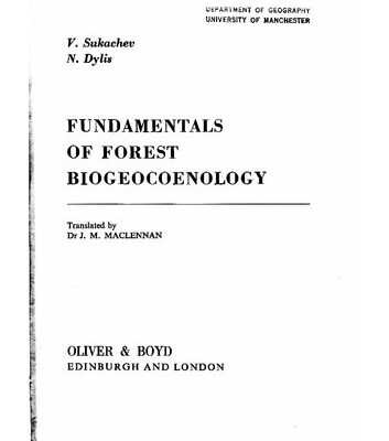 خرید و دانلود نسخه کامل کتاب Fundamentals of Forest Biogeocoenology