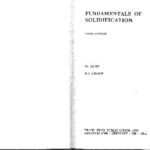 خرید و دانلود نسخه کامل کتاب Fundamentals of solidification
