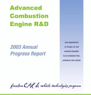 خرید و دانلود نسخه کامل کتاب Fy 2003 Progress Report for Advanced Combustion Engine Research аnd Development