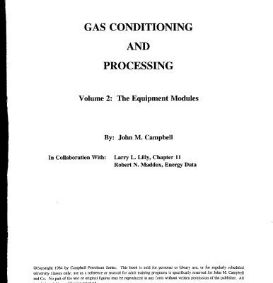 خرید و دانلود نسخه کامل کتاب Gas Conditioning and Procg [V.2 The Equipment Modules]