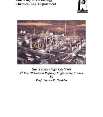 خرید و دانلود نسخه کامل کتاب Gas Technology Lectures