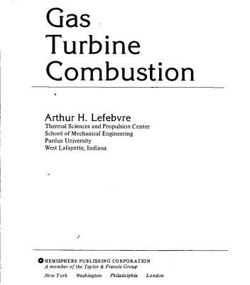 خرید و دانلود نسخه کامل کتاب Gas Turbine Combustion