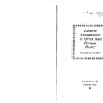 خرید و دانلود نسخه کامل کتاب Generic Composition in Greek and Roman Poetry