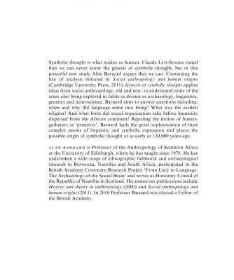 خرید و دانلود نسخه کامل کتاب Genesis of Symbolic Thought