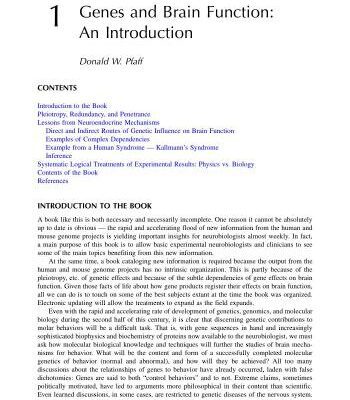 خرید و دانلود نسخه کامل کتاب Genetic Influences on Neural and Behavioral Functions