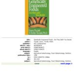 خرید و دانلود نسخه کامل کتاب Genetically Engineered Foods: Are They Safe? You Decide
