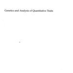 خرید و دانلود نسخه کامل کتاب Genetics and Analysis of Quantitative Traits