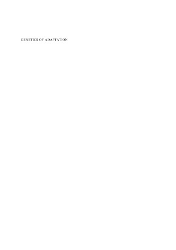 خرید و دانلود نسخه کامل کتاب Genetics of Adaptation_68e71db8c1aca.jpeg خرید و دانلود نسخه کامل کتاب Genetics of Adaptation