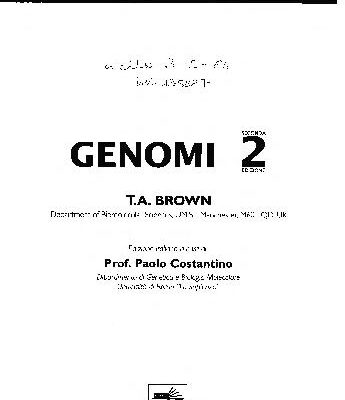 خرید و دانلود نسخه کامل کتاب Genomi. Biologia Molecolare