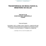 خرید و دانلود نسخه کامل کتاب Genómica de la población chilena: obtención de perfiles genéticos necesarios en investigación clínica, salud pública y medicina forense