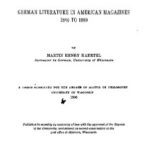 خرید و دانلود نسخه کامل کتاب German Literature in American Magazines 1846 to 1880