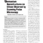 خرید و دانلود نسخه کامل کتاب Germanium Nanostructures on Silicon Observed by Scanning Probe Microscopy