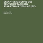 خرید و دانلود نسخه کامل کتاب Gesamtverzeichnis des deutschsprachigen Schrifttums: 75: Ki – Kis