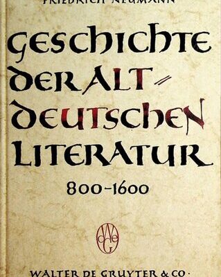 خرید و دانلود نسخه کامل کتاب Geschichte der altdeutschen Literatur (800-1600): Grundriß und Aufriß