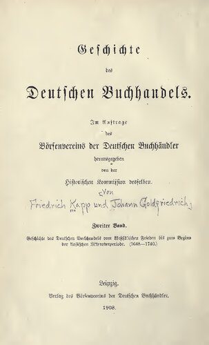خرید و دانلود نسخه کامل کتاب Geschichte des deutschen Buchhandels vom Westfälischen Frieden bis zum Beginn der klassischen Litteraturperiode (1648-1740)_68e38c79cadf2.jpeg خرید و دانلود نسخه کامل کتاب Geschichte des deutschen Buchhandels vom Westfälischen Frieden bis zum Beginn der klassischen Litteraturperiode (1648-1740)