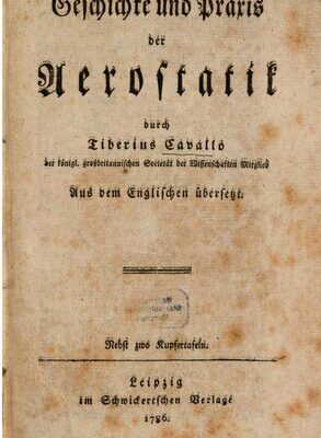 خرید و دانلود نسخه کامل کتاب Geschichte und Praxis der Aerostatik