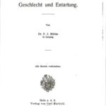 خرید و دانلود نسخه کامل کتاب Geschlecht und Entartung