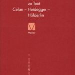 خرید و دانلود نسخه کامل کتاب Gespräche von Text zu Text. Celan – Heidegger – Hölderlin