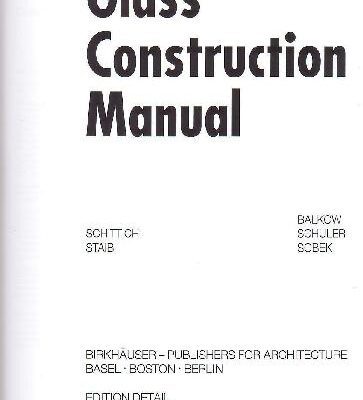 خرید و دانلود نسخه کامل کتاب Glass Construction Manual