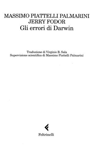 خرید و دانلود نسخه کامل کتاب Gli errori di Darwin._68e322db6693a.jpeg خرید و دانلود نسخه کامل کتاب Gli errori di Darwin.