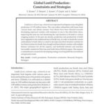 خرید و دانلود نسخه کامل کتاب Global Lentil Production: Constraints and Strategies