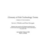 خرید و دانلود نسخه کامل کتاب Glossary of Fish Technology