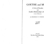خرید و دانلود نسخه کامل کتاب Goethe and Music: A List of Parodies; and Goethe’s Relationship to Music: A List of References