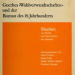 خرید و دانلود نسخه کامل کتاب Goethes »Wahlverwandtschaften« und der Roman des 19. Jahrhunderts