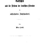 خرید و دانلود نسخه کامل کتاب Gottsched und die Reform der deutschen Literatur im achtzehnten Jahrhundert