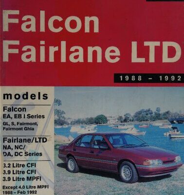 خرید و دانلود نسخه کامل کتاب Gregory’s Falcon Fairlane LTD 1988-1992 Service & Repair Manual