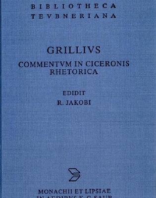 خرید و دانلود نسخه کامل کتاب Grillius, Commentum in Ciceronis rhetorica