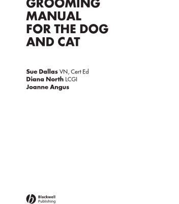 خرید و دانلود نسخه کامل کتاب Grooming Manual for the Dog and Cat