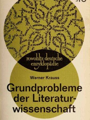 خرید و دانلود نسخه کامل کتاب Grundprobleme der Literaturwissenschaft. Zur Interpretation literarischer Werke