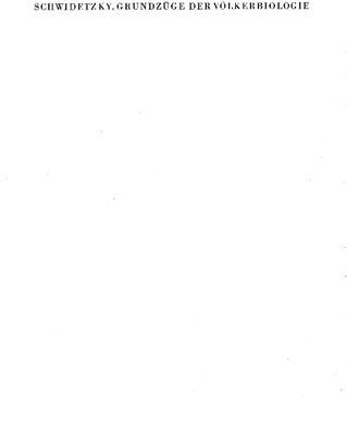 خرید و دانلود نسخه کامل کتاب Grundzüge der Völkerbiologie