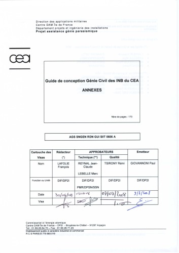 خرید و دانلود نسخه کامل کتاب Guide de Conception du Gnie Civil des INB du CEA Annexes_68f802b138800.jpeg خرید و دانلود نسخه کامل کتاب Guide de Conception du Gnie Civil des INB du CEA Annexes