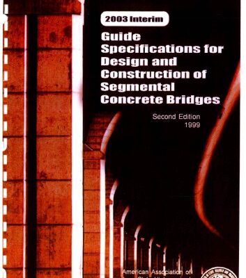 خرید و دانلود نسخه کامل کتاب Guide Specifications for Design and Construction of Segmental Concrete Bridges 1999
