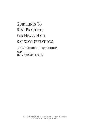 خرید و دانلود نسخه کامل کتاب Guidelines to Best Practices for Heavy Haul Railway Operations_68fe6d932afe0.jpeg خرید و دانلود نسخه کامل کتاب Guidelines to Best Practices for Heavy Haul Railway Operations