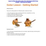 خرید و دانلود نسخه کامل کتاب Guitar Lesson – Getting Started