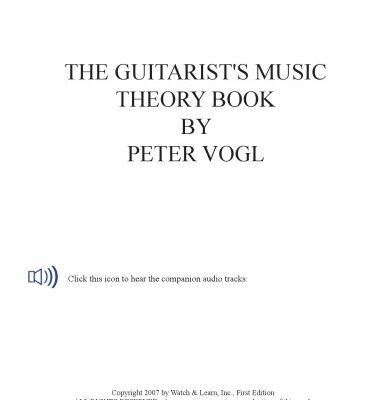 خرید و دانلود نسخه کامل کتاب Guitarists Music Theory Book