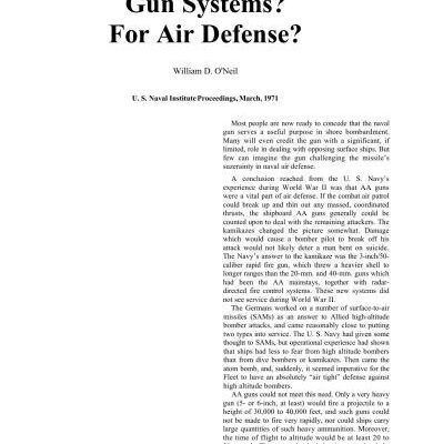 خرید و دانلود نسخه کامل کتاب Gun Systems? For Air Defense?
